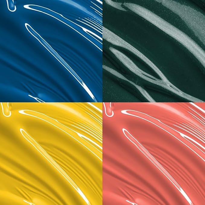 786 Cosmetics 4 Pieces Set: (Coastal Dreams) Breathable, Vegan, Cruelty-Free, Halal, Fast-Drying Nail Polish