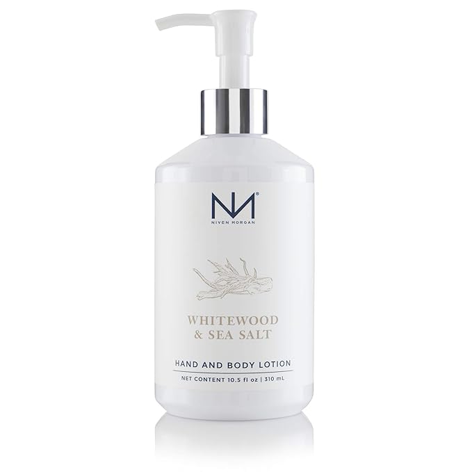 Niven Morgan Whitewood and Sea Salt Hand and Body Lotion
