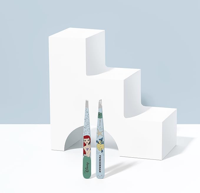 Tweezerman Ariel Slant Tweezer - Eyebrow Tweezers for Women and Men