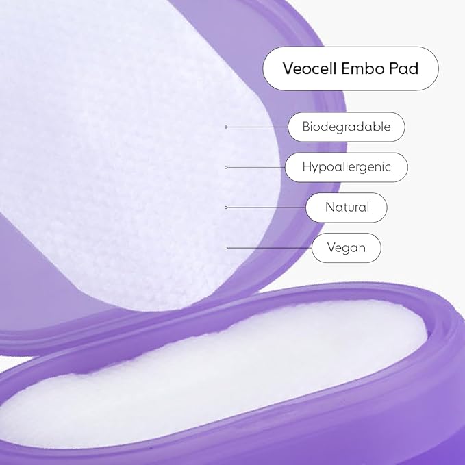 LOOPS MicroCellular Moisturizer Korean Skincare - Nourish, Replenish, and Rebalance - Collagen Boosting, Restoring, Moisturizing Skin Care - Pre-soaked Veocell Embo Pad - Mother's Day Gifts for Mom