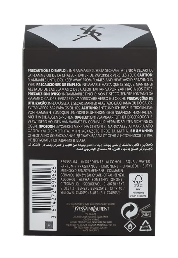 Yves Saint Laurent LHomme Le Parfum EDP Spray Men 3.3 oz