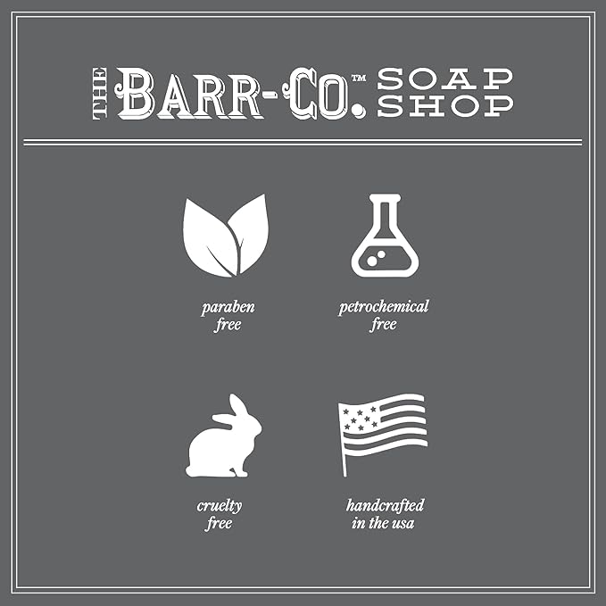 BARR-CO. Soap Shop Hand Cream Honeysuckle, Sweet Honeysuckle Nectar Aroma, Hand Cream for Dry & Cracked Hands, Shea Butter Cream, 3.4 fl oz