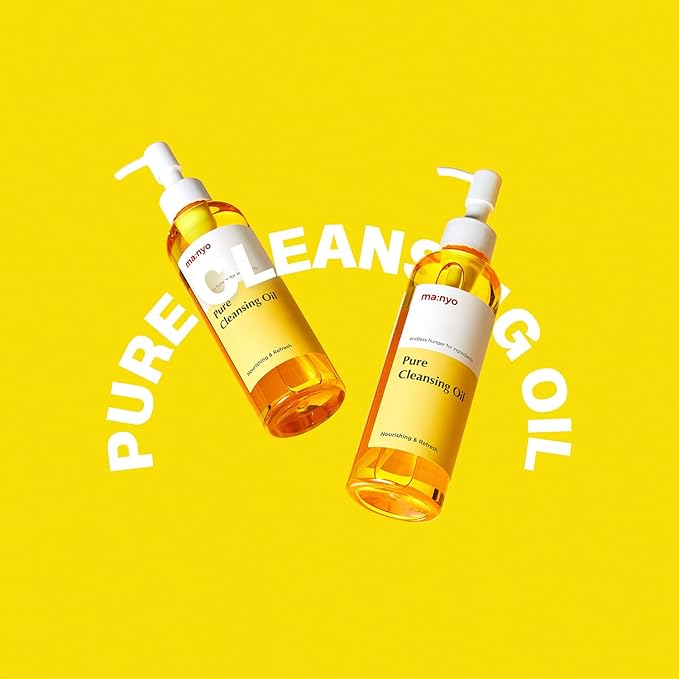 ma:nyo Pure Cleansing Oil Korean Facial Cleanser, Blackhead Melting, Daily Makeup Removal with Argan Oil, Korean Skin care 6.7 fl oz *(2 Pack)