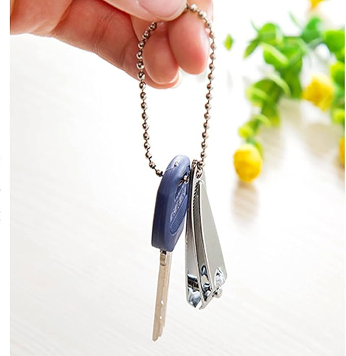 270pcs Nail Clippers Bulk, Ladulpez 135 Pcs Fingernail Toenail Clippers with 135 Pcs Keychain Set Stainless Steel Sturdy Nail Clipper Cutter Set for Men and Women