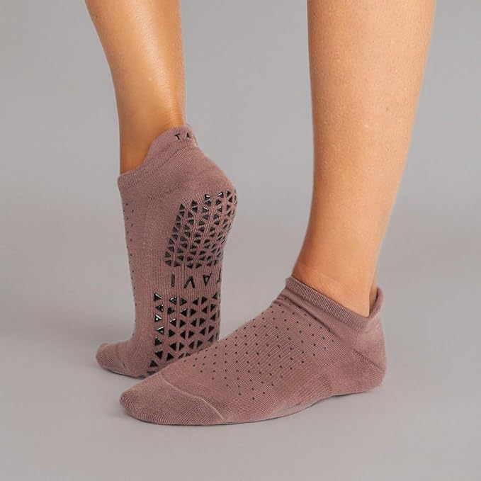 TAVI Women’s Savvy Grip Socks - Pilates for Women, Slipper, Yoga, and Ballet, Barre