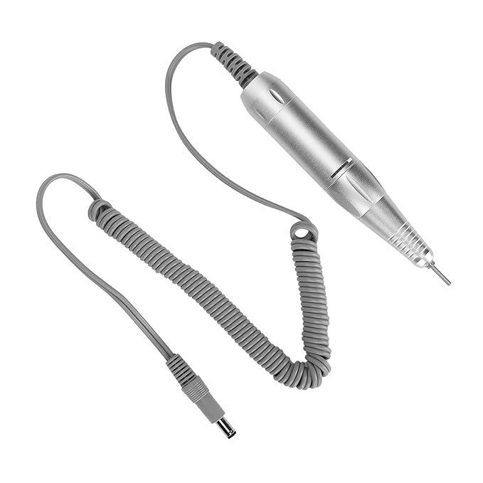 ZJchao Nail Drill Handle, 35000rpm Electric Art Nail Drill Handpiece Nail Drill Pen Manicure Pedicure Machine Pen Replacement Handle Portable Nail Polishing Machine Replacement Handle for Salon