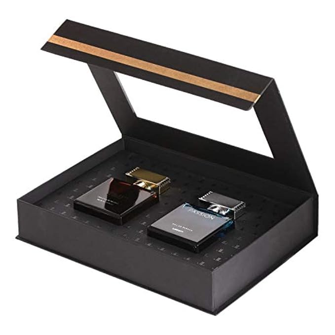 Liberty Luxury Perfume for Men Gift Set - Eau De Parfum (EDP) Spray Fragrances, OudGold and Passion Scent (50ml/1.7Oz each), Designed in France, Long Lasting Smell