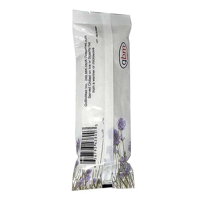 Asheva 8" x 9" Individually Wrapped Oshibori Disposable Towels - Luxurious Moist Cotton Hot/Cold Refreshment Towel - Lavender, Lemon, or Tea Tree Scents - Perfect for Spa, Travel, Dining & Events