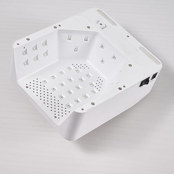 UV Foot Lamp for Nails, 78W Rechargeable UV Lamp for Feet, LED Nail Dryer Lamp with Smart Sensor, Wireless Nail Gel Polish Curing Light, UV Floor Light for Nails and Toenail (Only Lamp Head)