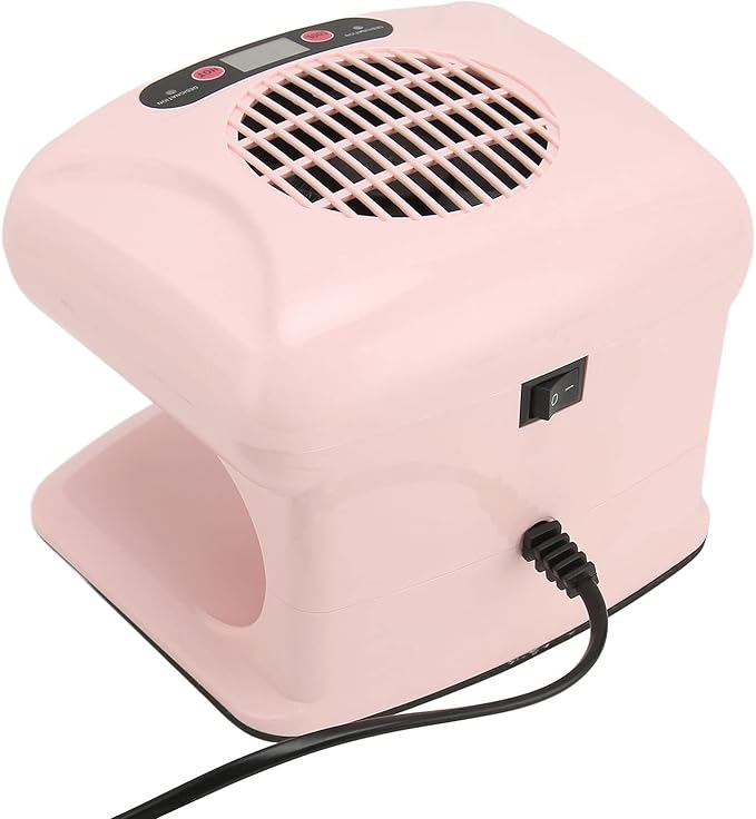 Air Nail Dryer, 300W Nail Fan Blower Dryer Machine with Automatic Sensor Warm and Cool Wind for Both Hands and Feet, Manicure Drying Tool for Regular Nail Polish, Home Salon