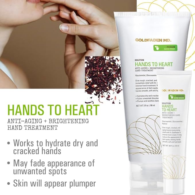 GOLDFADEN MD Hands To Heart Oil of Grapefruit Anti-Aging + Brightening Hand Treatment .67 oz