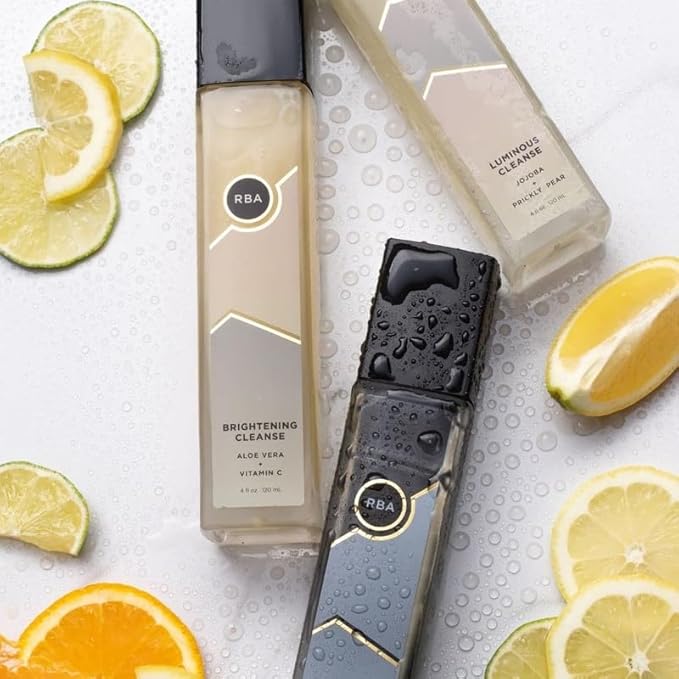 RBA Skincare's Purifying Cleanse to Remove Skin Impurities - With Black Amber and Activated Charcoal - Vegan Daily Face Cleanser - 4 fl oz