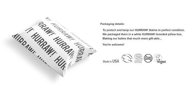 Hurraw! Lip Balms: Staff Favorites, 20 Balm Bundle Pack – Organic, Certified Vegan, Cruelty and Gluten Free. Non-GMO, 100% Natural Ingredients. Bee, Shea, Soy and Palm Free. Made in USA