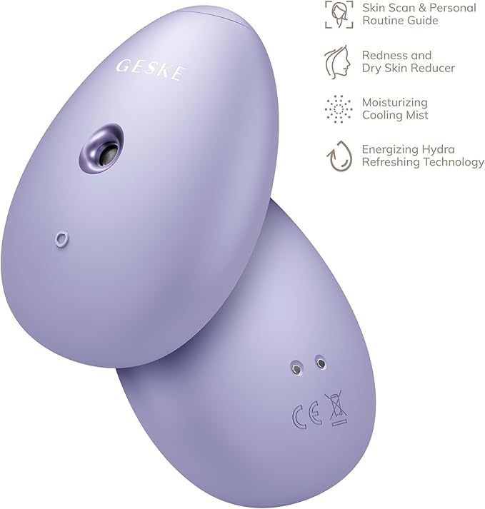 SmartAppGuided™ Facial Hydration Refresher | 4 in 1 | Water Atomizer | Moisturizing Spray Machine | Face Mister | Humidifier for Natural Glow | Reduce Redness & Dry Skin