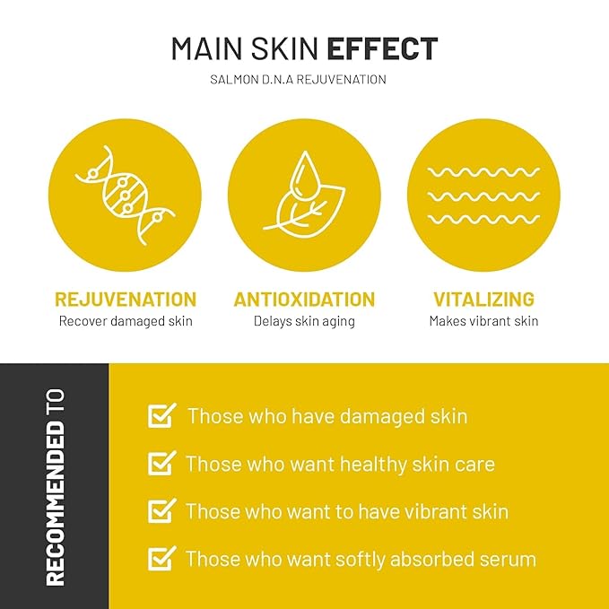 BRÜUN SD - Control Salmon DNA Ampoule - Micro Needling Korean Serum Booster for Face and Body to Use with and without Derma Pen Microneedling Skin Care Serum 1.18 fl.oz