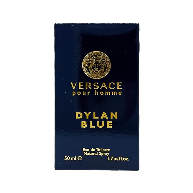Versace Dylan Blue Eau De Toilette Spray for Men, 1.7 Ounce