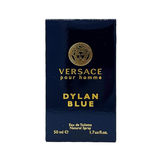 Versace Dylan Blue Eau De Toilette Spray for Men, 1.7 Ounce