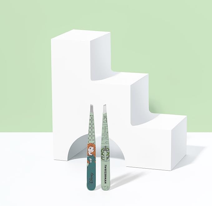 Tweezerman Merida Slant Tweezer - Eyebrow Tweezers for Women and Men