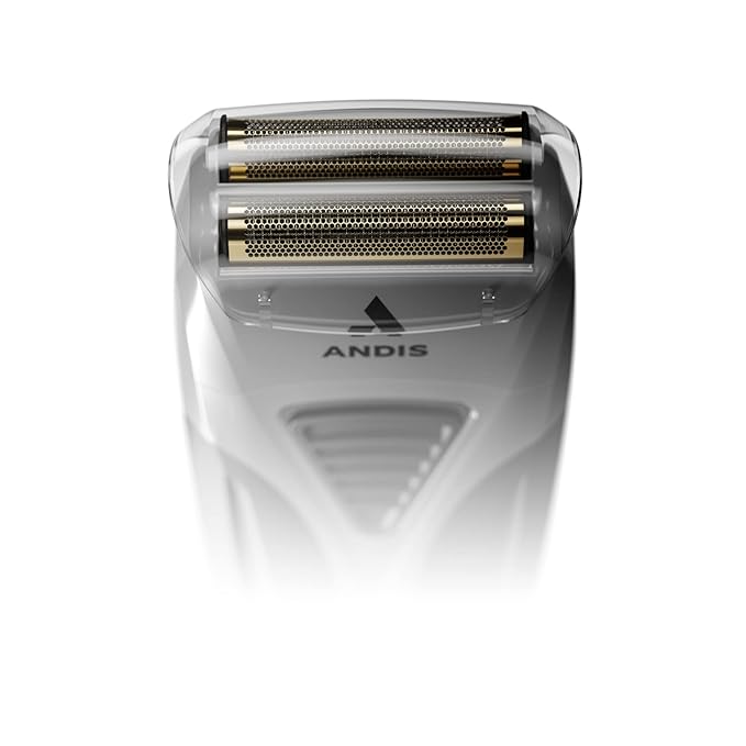Andis TS-2 17255 Pro Foil Lithium Titanium Foil Shaver, Cord/Cordless, Smooth Shaving Cordless Shaver with Charger, Black