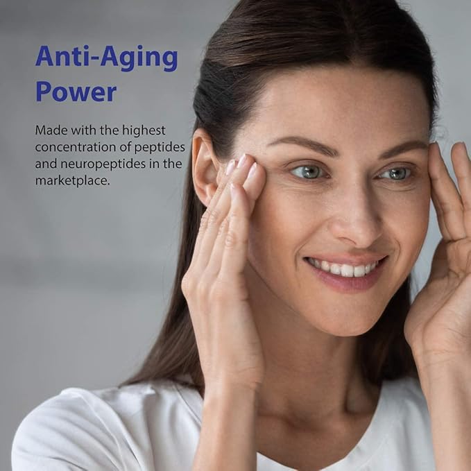 Dr. Denese SkinScience Wrinkle RX 76% Peptide Solution Concentrate Reduce Appearance of Line & Wrinkles with Ceramides, Retinol - Improved Firmness -Paraben-Free, Cruelty-Free - 1oz