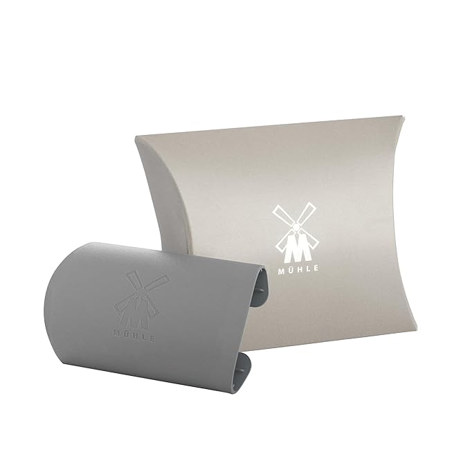 MÜHLE Gift Set BODY: Companion unisex safety razor shaving set | shave gift set including body soap bar, blade guard, razor blade 10-pack and cotton shave towel