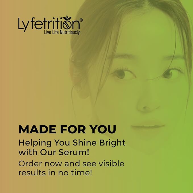 Lyfetrition Azelaic Acid Serum with Hyaluronic Acid | Natural Face Serum with Vitamin C & Aloe Vera (12 Fl Oz), Clear, (Lyfe9080)