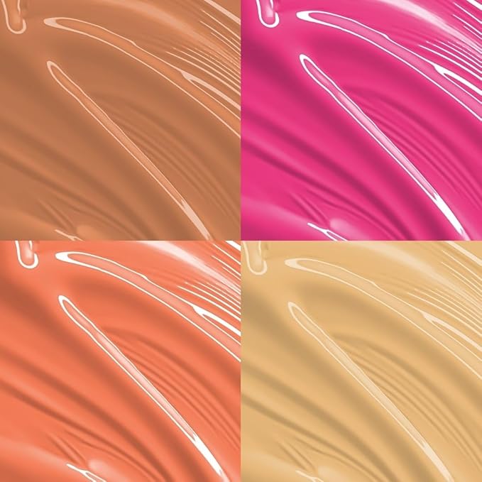 786 Cosmetics Golden Hour 4-Piece Breathable Nail Polish Set - Vegan, Cruelty-Free, Fast-Drying