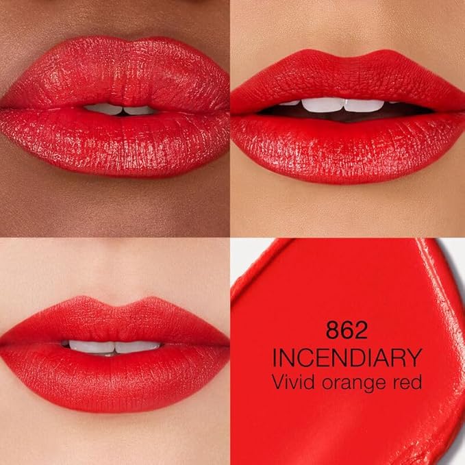 NARS Explicit Refillable Satin Lipstick – Incendiary 862, 0.13 oz / 3.8 g
