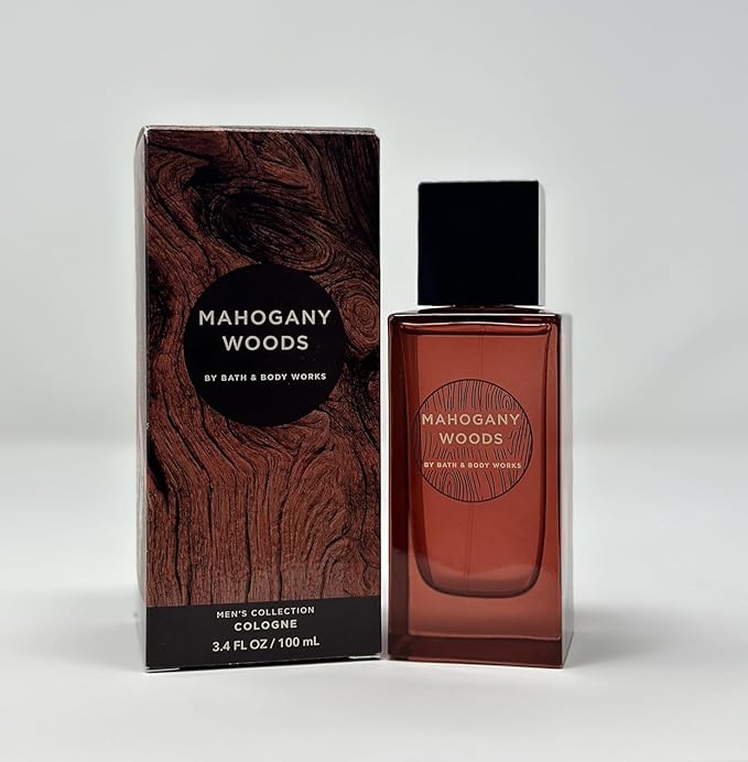 Mahogany Woods, Bath and Body, Men's Cologne Body Spray, 3.4 fl oz
