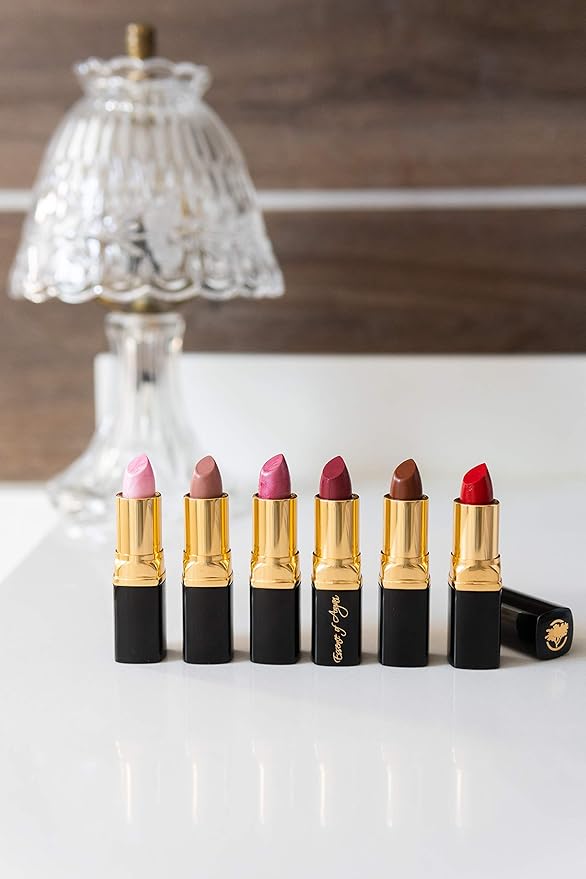 ๐๐๐๐ฒ๐ป๐ฐ๐ฒ ๐ผ๐ณ ๐๐ฟ๐ด๐ฎ๐ป Moisturizing Long Lasting Brown Lipstick with 100% Organic Argan Oil, Shea Butter & Aloe Vera - Chocolate Kiss