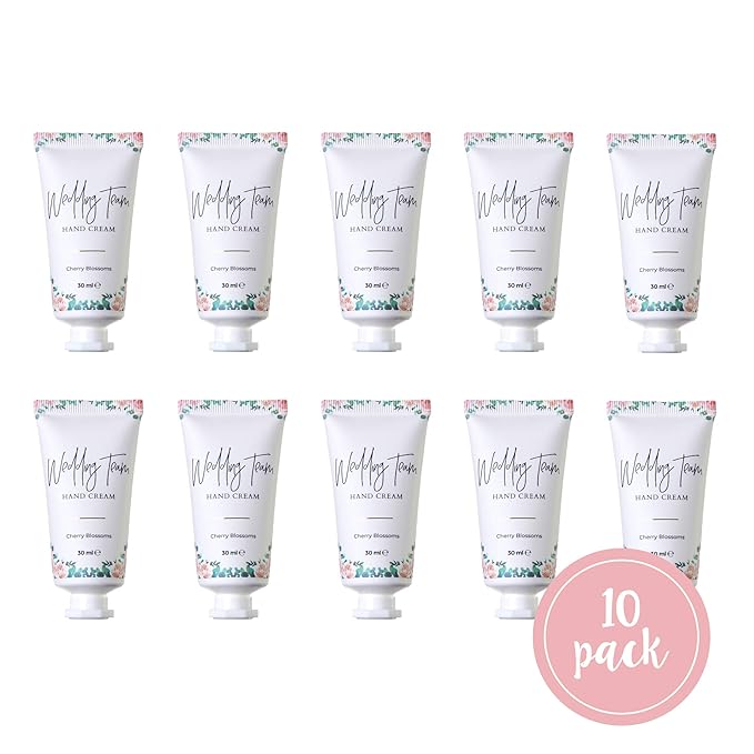 Pop Fizz Designs Bridesmaid Gifts- Wedding Team Hand Cream (10 pack)