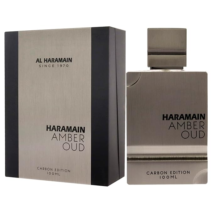 Al Haramain Amber Oud Carbon Edition - Cologne for Men - Long Lasting Perfume for Men - Arabian Perfume - Men's Cologne - Oud Perfume - 3.4 oz