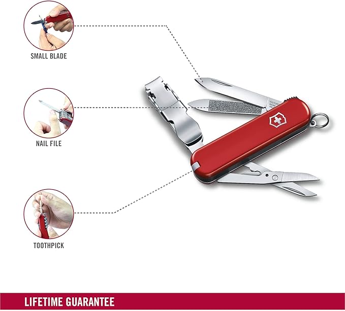 Victorinox 0.6463.T2 Folding Pocket Knife Nail Clip 580