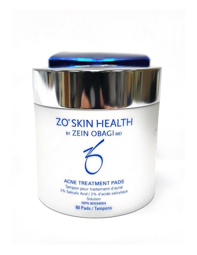 ZO SKIN HEALTH Acne Treatment Pads 2% Salicylic Acid (60 Individual Pads)