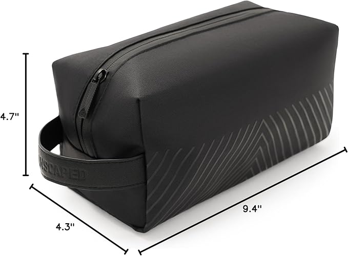 MANSCAPED® The Shed 2.0 Toiletry Bag, Premium Quality Men's Travel Bag, Stylish Organization and Hassle-Free On-The-Go Dopp Kit, Water-Resistant to Protect Your Grooming Tools & Accessories