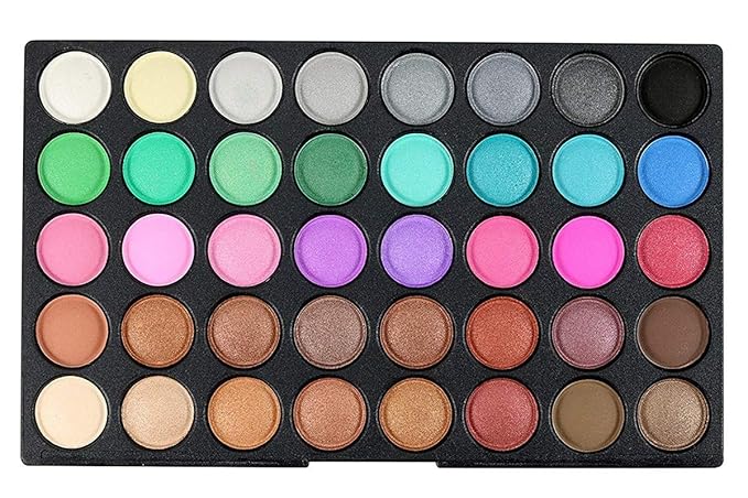 120 Colors Hightlight Eyeshadow Palette Makeup Gift Set, Pure Vie Professional Long Lasting Waterproof Matte Highly Pigments Shiny Shimmers Glitter Makeup Palette Colorful Cosmetic Eye Shadow Pallet#1
