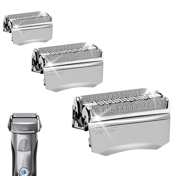 70S Electric Shaver Head Replacement Part Compatible with Braun Series 7 70S Electric Shaver Head Replacement (3 Pack)