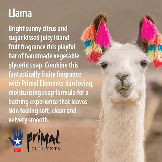 Primal Elements Soap Loaf, Llama, 5.5 Pound