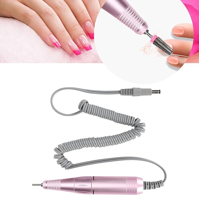 35000RPM Manicure Nail Drill Replacement, Professional Nail Drill Handpiece, Electric Nail Polishing Machine Grinder Nail Polishing Machine Handle Accessory