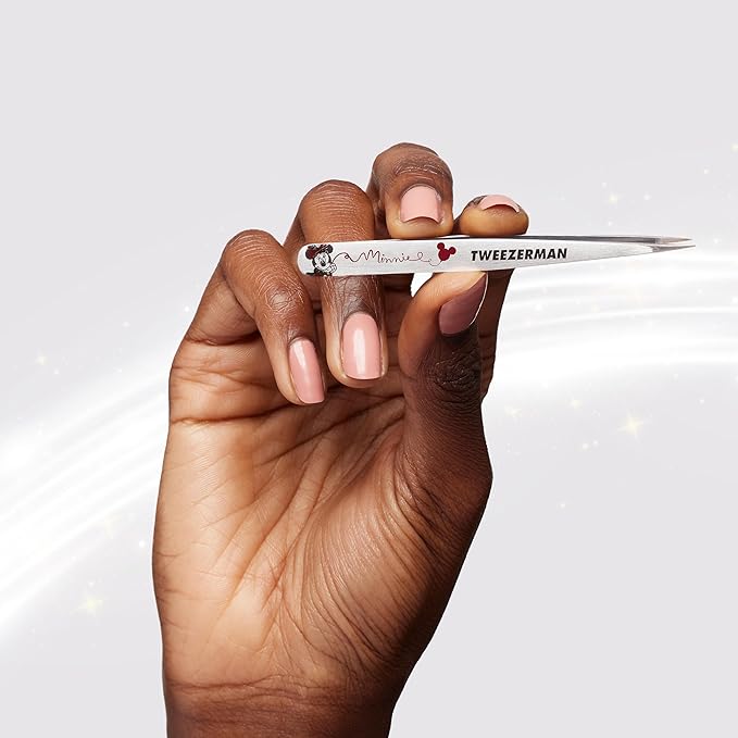 Tweezerman Disney's Mickey Mouse & Minnie Mouse Forever in Love Petite Point and Slant Set - Eyebrow for Women and Men Set