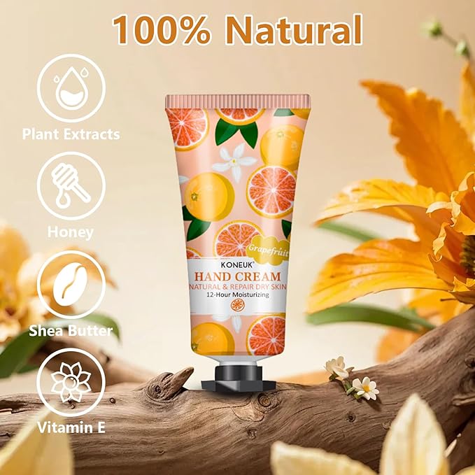 8 Pack Hand Cream Set For Women, Mothers Day Gifts, Wedding Favors, Bulk Hand Lotion Travel Size for Dry Cracked Hands, Moisturizing Hand Cream for Teacher Appreciation Gifts