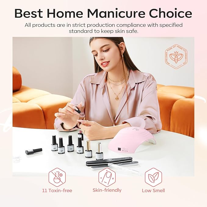 Modelones Cat Eye Gel Nail Polish Set, Holographic Glitter 6 Colors with Magnet Sparkle Galaxy Series Nude Pink Gel Polish Soak Off Led Gel Polish Kit Nail Art Gel Manicure Salon DIY Gifts