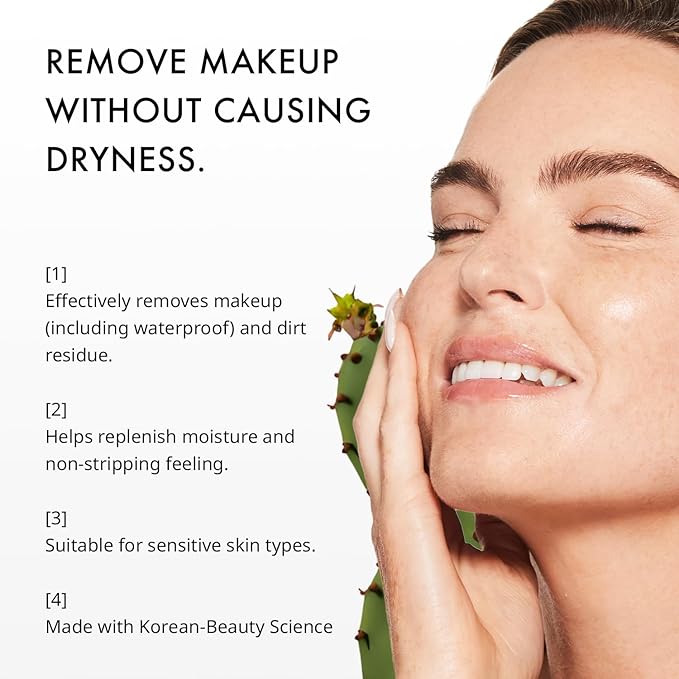 depology Opuntia-c™ Relief Cleansing Balm (3.4 fl Oz) | Moisturizing Makeup Remover | Gently Makeup Remove Blam | Korean Skin Care