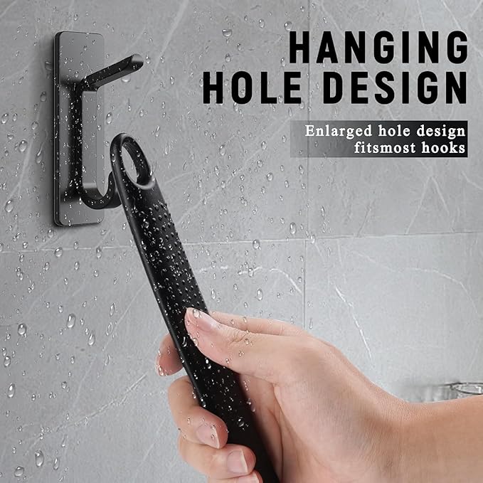 VWMYQ Silicone Back Scrubber for Shower, 17in Lengthen Long Handle Body Brush, Double Sided Shower Brush for Shower Exfoliating and Massage Can Produce Rich Foam, Long Handle Back Scrubber for Men