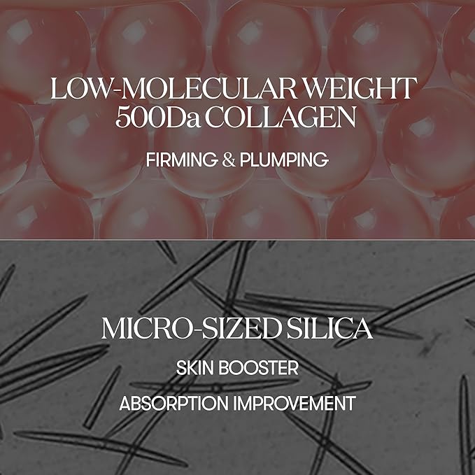 VT COSMETICS Collagen Reedle Shot 100, Collagen Microneedling Serum, Firming & Elasticity, 500Da Collagen Extract, Soft & Glass Skin, Pink Collagen Serum, Korean Skin Booster 1.69Fl Oz(50ml)