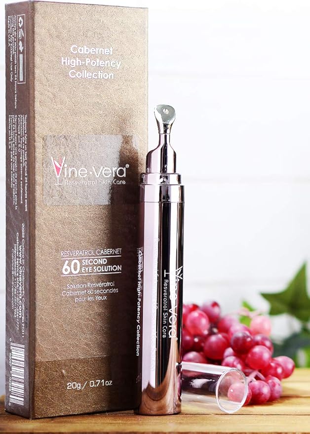 Vine Vera Resveratrol Cabernet 60 Second Eye Solution - Anti Aging Cream for Women - 20g/ 0.71oz