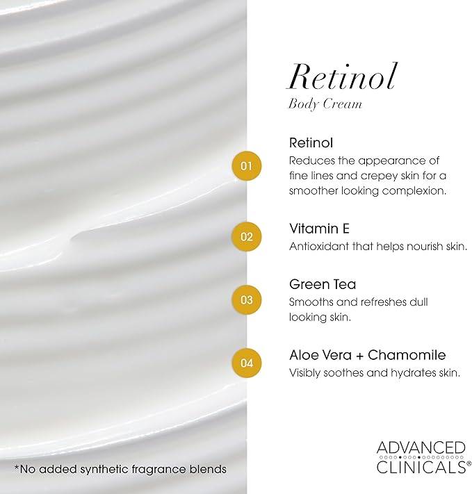 Advanced Clinicals Green Coffee Bean Oil Firming Cream + Retinol Firming Cream Set