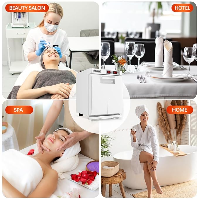 Towel Warmer Cabinet, 5L Hot Bath Towel Warmer Heating Use for Facial Spa, Hair Beauty, Salon Equipment and Home