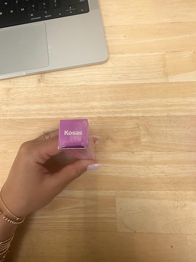 Kosas Brow Pop - Longwear Eyebrow Makeup, Dual-Sided Defining Pencil with Castor Oil for Soft, Natural Look of Real Hair - Medium Chocolate Brown