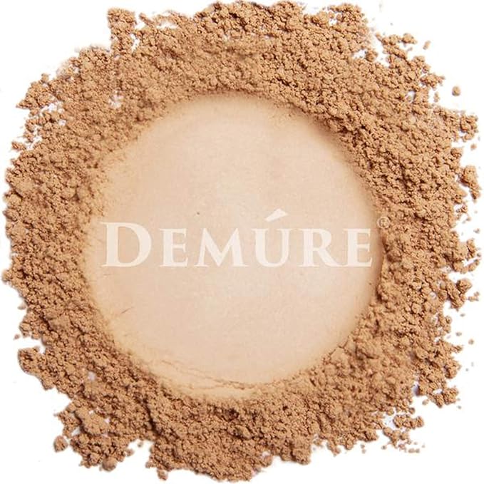 Demure Mineral Makeup, Finishing Powder (Tan), Loose Powder Make Up, Face Powder, Setting Powder Makeup, Professional Makeup